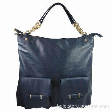 Ladies' Handbag, Made of PU with Fashionable Design